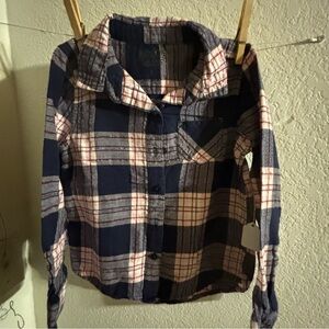 Flannel top by Jumping Beans size 6